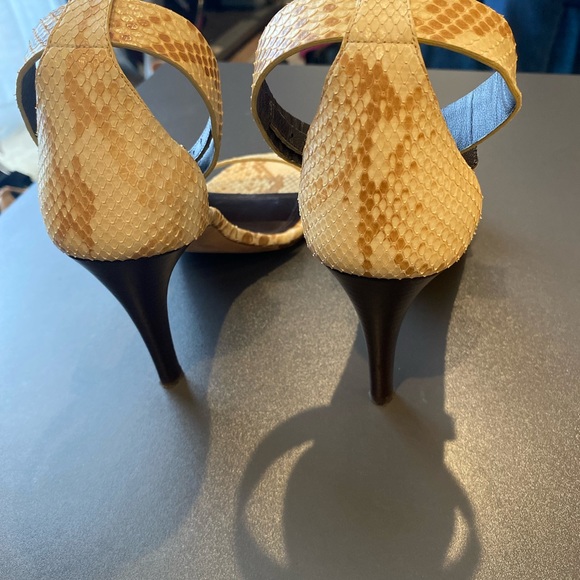 Celine Leather Animal print sandals - Picture 4 of 4